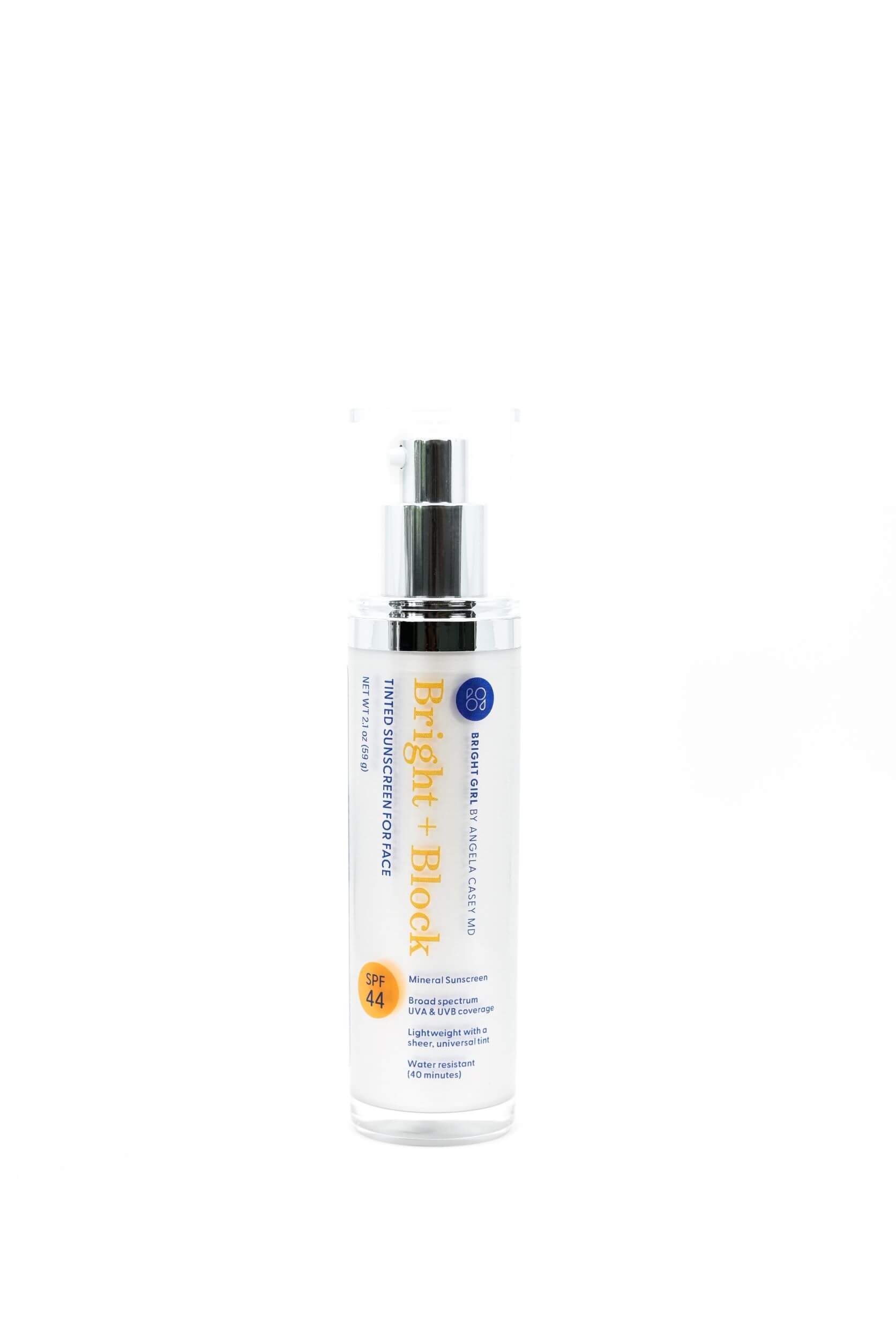 Photo of Bright+Block SPF 44 Tinted Mineral Sunscreen for Face